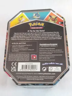 Pokemon TCG Eevee Evolutions Tin 2021 Flareon V Edition Factory Sealed - Image 4