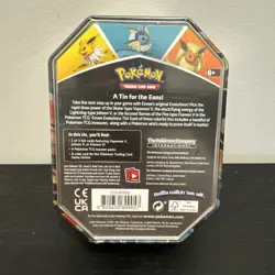 Pokemon TCG Vaporeon V Tin Eevee Evolutions Factory Sealed 2021 - Image 3