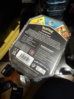 Pokemon TCG: 2021 Fall Eevee Evolutions - Jolteon V Tin - Factory Sealed - Image 3