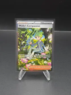 Wally's Compassion 186/132 Special Illustration Rare Pokemon Mega Evolution NM - Image 1
