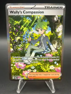 • Wally's Compassion • 186/132 Illustration Rare Mega Evolution Pokemon TCG NM - Image 1