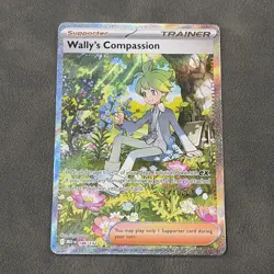 Wally’s Compassion 186/132 -Special Illustration Rare -Pokemon Mega Evolution-NM - Image 1