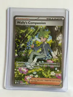 Wally's Compassion 186/132 Special Illustration Rare Pokemon Mega Evolution NM - Image 1