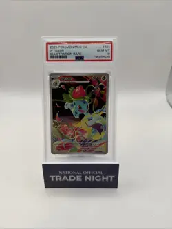 Pokemon Ivysaur 134/132 Me01 Mega Evolution Illustration Rare Holo PSA 10 2025 - Image 1