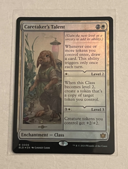 MTG Caretaker's Talent (Foil) - Bloomburrow - #6 - Image 1