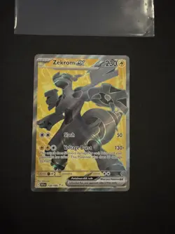 Zekrom ex Ultra Rare Full Art 158/086 - Pokemon TCG Black Bolt - MINT / NM - Image 1