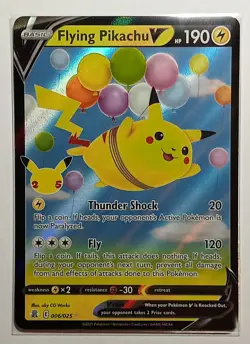FLYING PIKACHU V 006/025 - Ultra Rare - Celebrations - Pokemon Trading Card TCG - Image 1