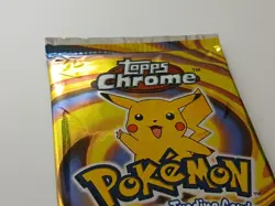 Sealed 2000 Pokemon Topps Chrome Series 1 Booster Pack - Image 3