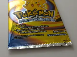 Sealed 2000 Pokemon Topps Chrome Series 1 Booster Pack - Image 5