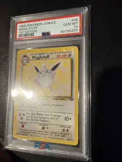 POKEMON 1999 1ST EDITION JUNGLE WIGGLYTUFF #32 NON HOLO PSA GEM MINT 10 - Image 3