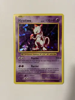 Pokemon TCG Mewtwo XY Evolutions Holo Rare Cracked Ice 51/108 - LP/MP Condition! - Image 2