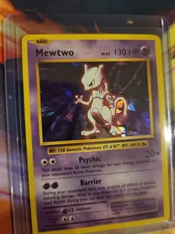 Mewtwo 51/108 XY Evolutions Cracked Ice Holo Rare Pokemon 2016 TCG NM-LP - Image 1