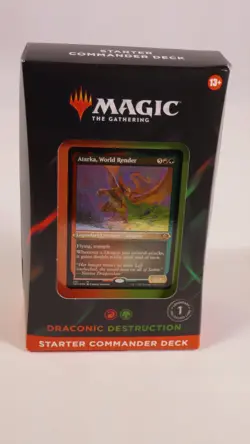 Magic the Gathering: Draconic Destruction Starter Commander Deck New/Sealed - Image 1