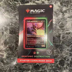Magic the Gathering MTG Starter Commander Deck - Draconic Destruction Sealed New - Image 1