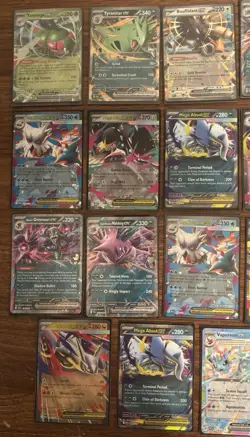 POKEMON TCG Scarlet & Violet/ Mega Evolutions Lot Of 23 EX Rare Cards - Image 2