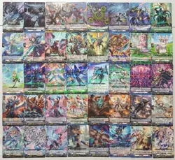 Lot of 40 Japanese Cardfight!! Vanguard Rare Card Set - Image 1