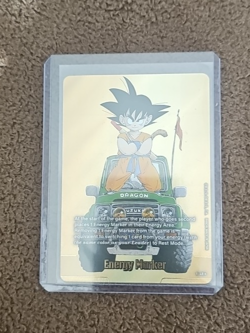 Son Goku E-48 Silver Energy Marker Dragon Ball Manga Booster Card Fusion World - Image 1