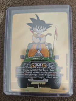 Son Goku E-48 Silver Energy Marker Dragon Ball Manga Booster Card Fusion World - Image 2