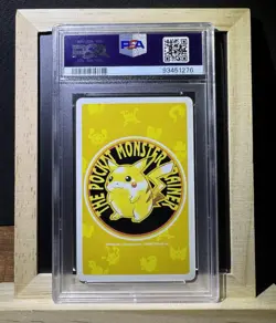 1998 POKEMON YELLOW VERSION PLAYING CARDS 6 OF SPADES #092 GASTLY PSA 10 - Image 2