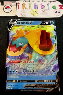 Drednaw V 069/073 NM Ultra Rare Holo Foil Pokemon Card. Free Tracked Shipping! - Image 1