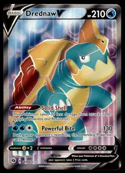 Pokemon TCG Champions Path #069/073 Drednaw V NM - Image 1
