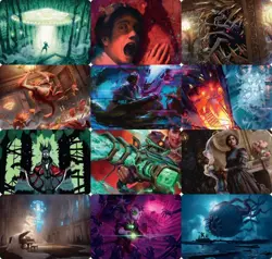 MTG Duskmourn Art Series NON-SIGNATURE Cards - Image 1