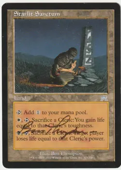 Onslaught MTG Starlit Sanctum Signed by Ben Thompson - Image 1