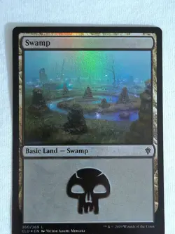 Swamp 258 Throne of Eldraine Foil Magic The Gathering TCG - Image 3
