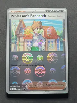 Professor's Research 085/086 Poke Ball Pattern Black Bolt Pokemon TCG - Image 1