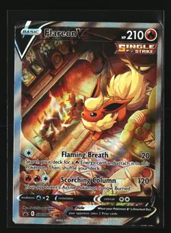 Pokemon FLAREON V SWSH179 Ultra Rare (2022 Sword Shield Promo) NM/Near Mint - Image 1