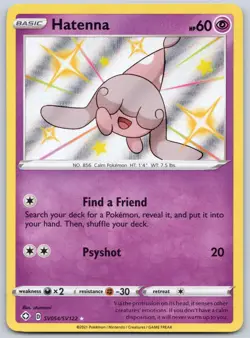 Hatenna SV054/SV122 (NM) - Shining Fates: Shiny Vault - Pokemon TCG - Image 1