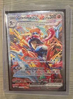 Greninja EX 214/167 2024 Pokemon Twilight Masquerade Special Illustration RARE - Image 2
