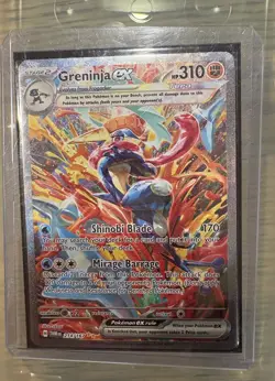 Greninja EX 214/167 2024 Pokemon Twilight Masquerade Special Illustration RARE - Image 3