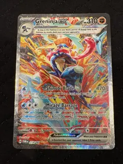 Greninja EX 214/167 2024 Pokemon Twilight Masquerade Special Illustration RARE - Image 5