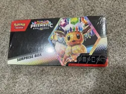 Pokemon TCG Scarlet & Violet Prismatic Evolutions Surprise Box Sealed - Image 1