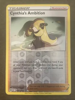 Cynthia's Ambition 138/172 Swsh09: Brilliant Stars Reverse Holo Pokemon TCG NM - Image 1