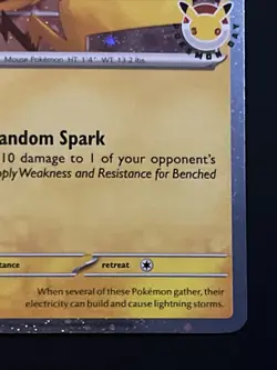 Pikachu 051 /162 Stamped 2026 Pokemon Day 30 Promo TCG - NM - Image 5