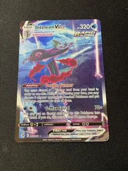 Inteleon VMAX Pokemon TCG Fusion Strike Holo Ultra Rare Alt Art 266/261 NM - Image 1