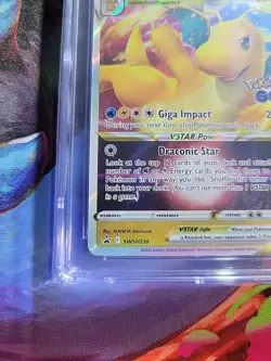Pokemon TCG Dragonite VSTAR Holo Ultra Rare Black Star Promo SWSH236 CGC 9.5 - Image 2