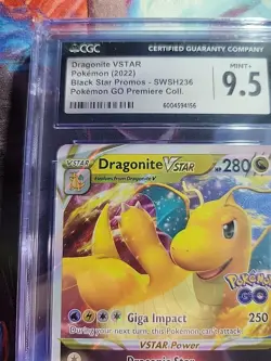 Pokemon TCG Dragonite VSTAR Holo Ultra Rare Black Star Promo SWSH236 CGC 9.5 - Image 5