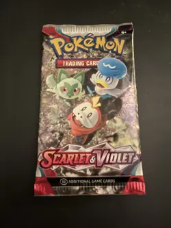 VERY HEAVY 22.29g Scarlet And Violet Base Pokemon TCG Booster Pack - Image 2