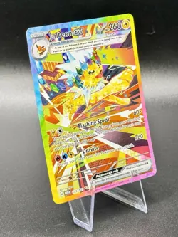 Jolteon ex 153/131 SIR Pokemon Prismatic Evolutions God Pack Fresh NM/M - Image 1