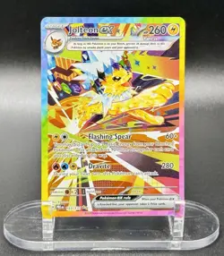Jolteon ex 153/131 SIR Pokemon Prismatic Evolutions God Pack Fresh NM/M - Image 2