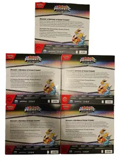 5 X Pokemon Scarlet & Violet 8.5 Prismatic Evolutions Poster Collection LOT - Image 2