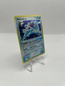 Pokemon TCG Suicune 19/132 Secret Wonders SWIRL 2007 MAJOR HOLO BLEED ERROR - NM - Image 3