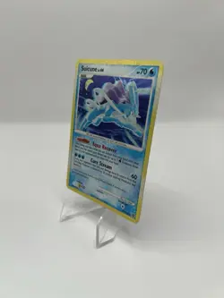 Pokemon TCG Suicune 19/132 Secret Wonders SWIRL 2007 MAJOR HOLO BLEED ERROR - NM - Image 4