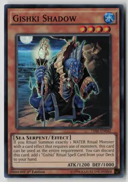 Yugioh Gishki Shadow THSF-EN042 1st Edition Super Rare NM - Image 1