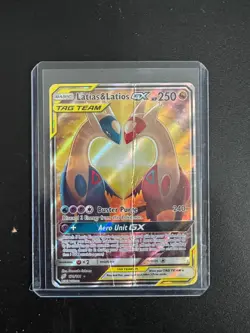 Latias & Latios GX (Alternate Full Art) 170/181 Sm-Team Up Holo (DAMAGED) - Image 1