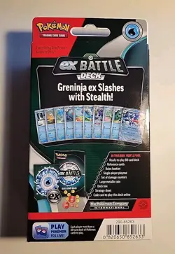 Pokemon TCG ex Battle Deck Greninja ex Factory Sealed Box 60 Card Deck New - Image 2