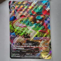 Snorlax VMAX Oversize Promo Jumbo Card Pokemon TCG Sealed Pokemon - Image 2